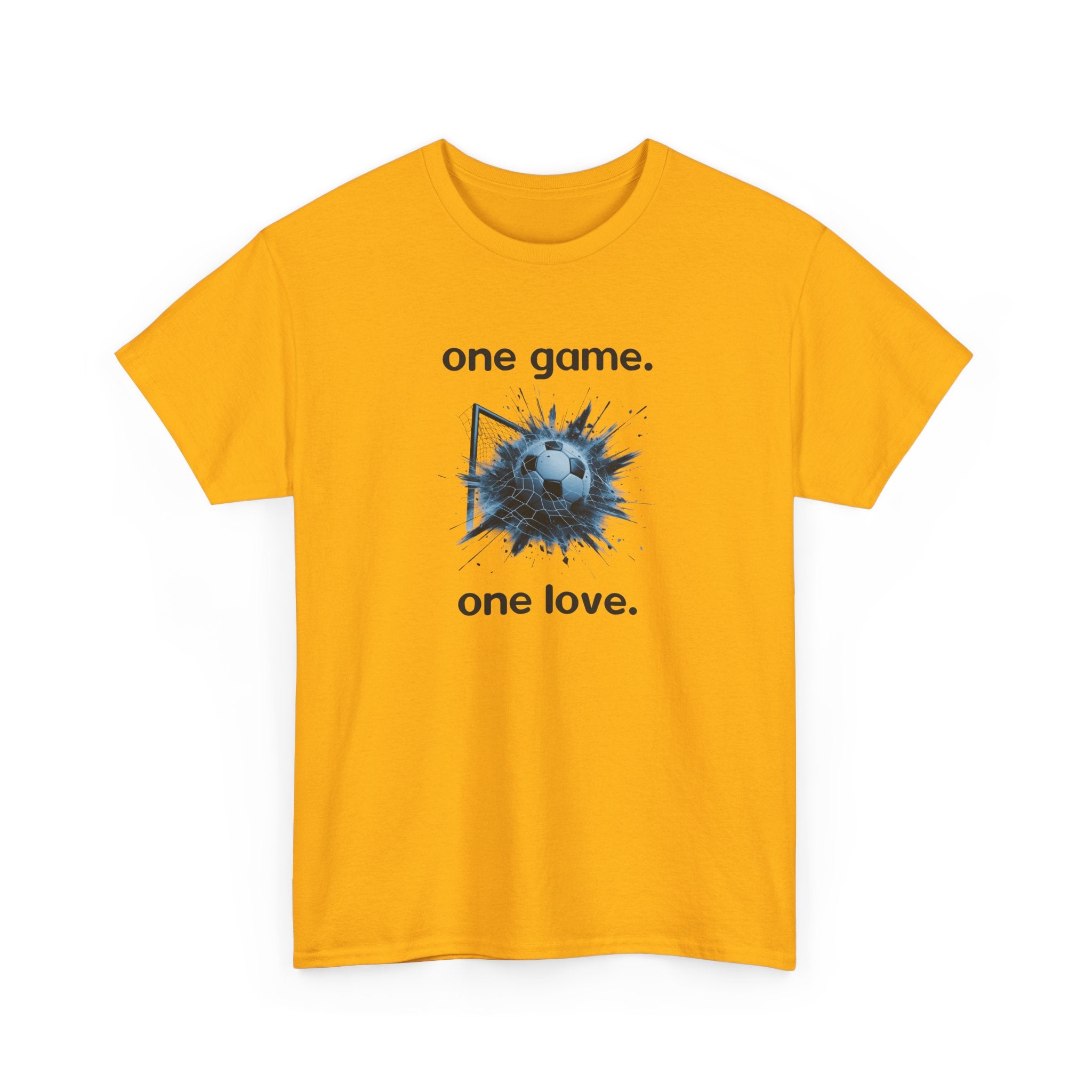 One Game. One Love. T-Shirt — Football Soccer Graphic Tee