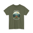 Hike More Worry Less T-Shirt — Nature Hiking Graphic Tee