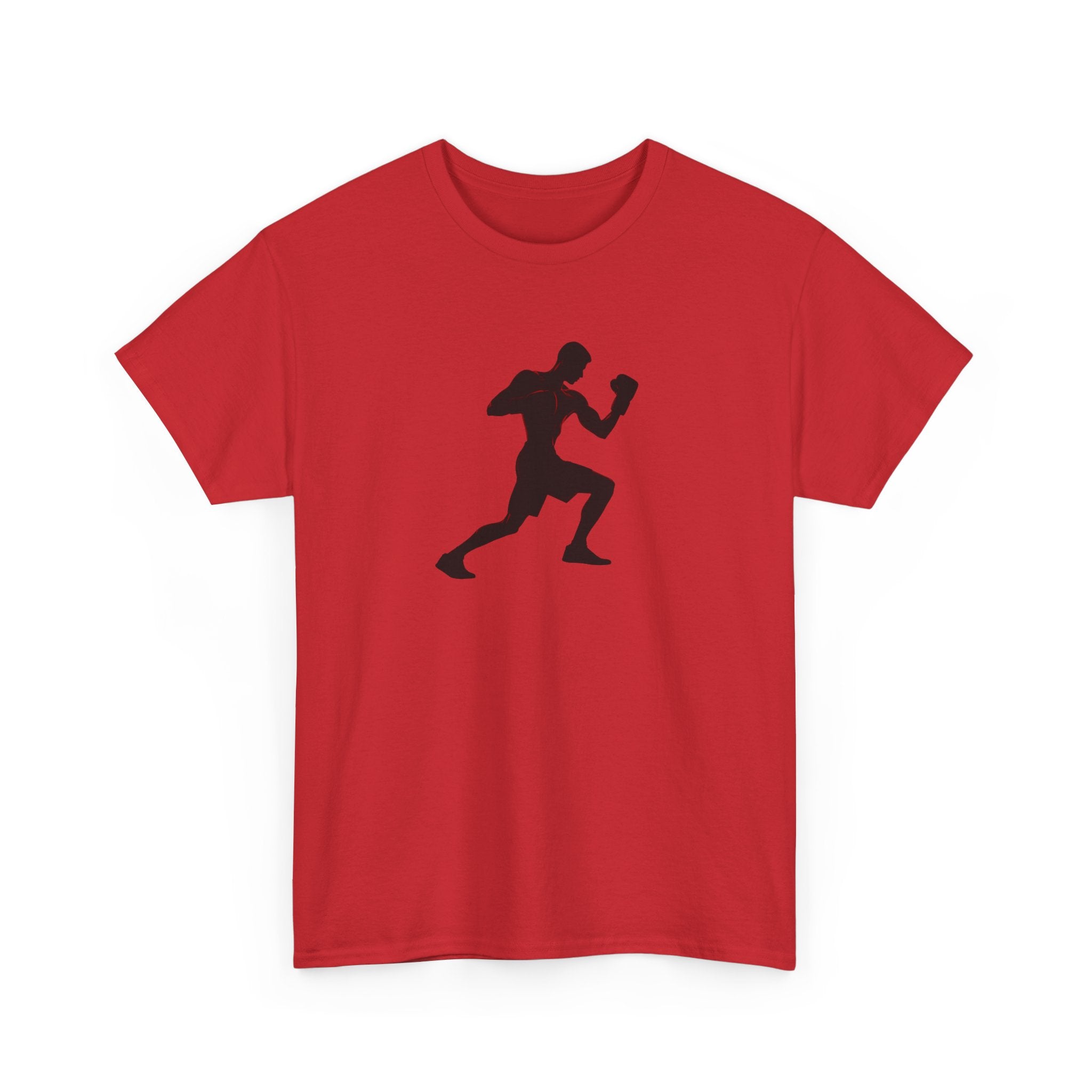 Boxer Silhouette T-Shirt — Minimal Boxing Gym Tee