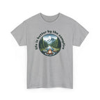 Campfire T-Shirt — "Life Is Better by the Campfire" Scenic Outdoor Tee