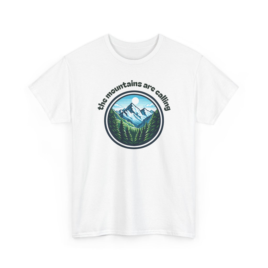 Mountains Are Calling T-Shirt — Scenic Hiking Graphic Tee