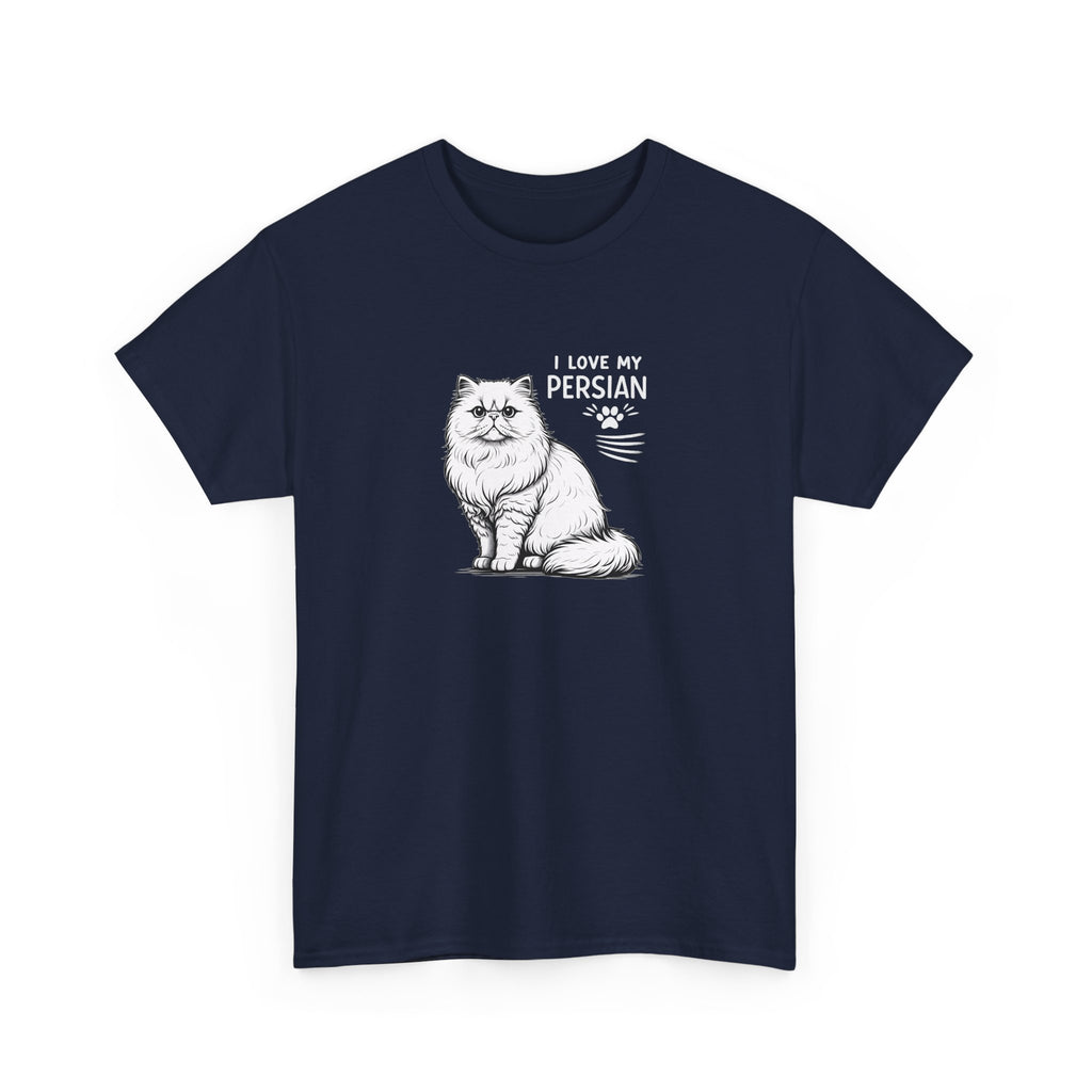 Persian Cat T-Shirt — "I Love My Persian" Tee