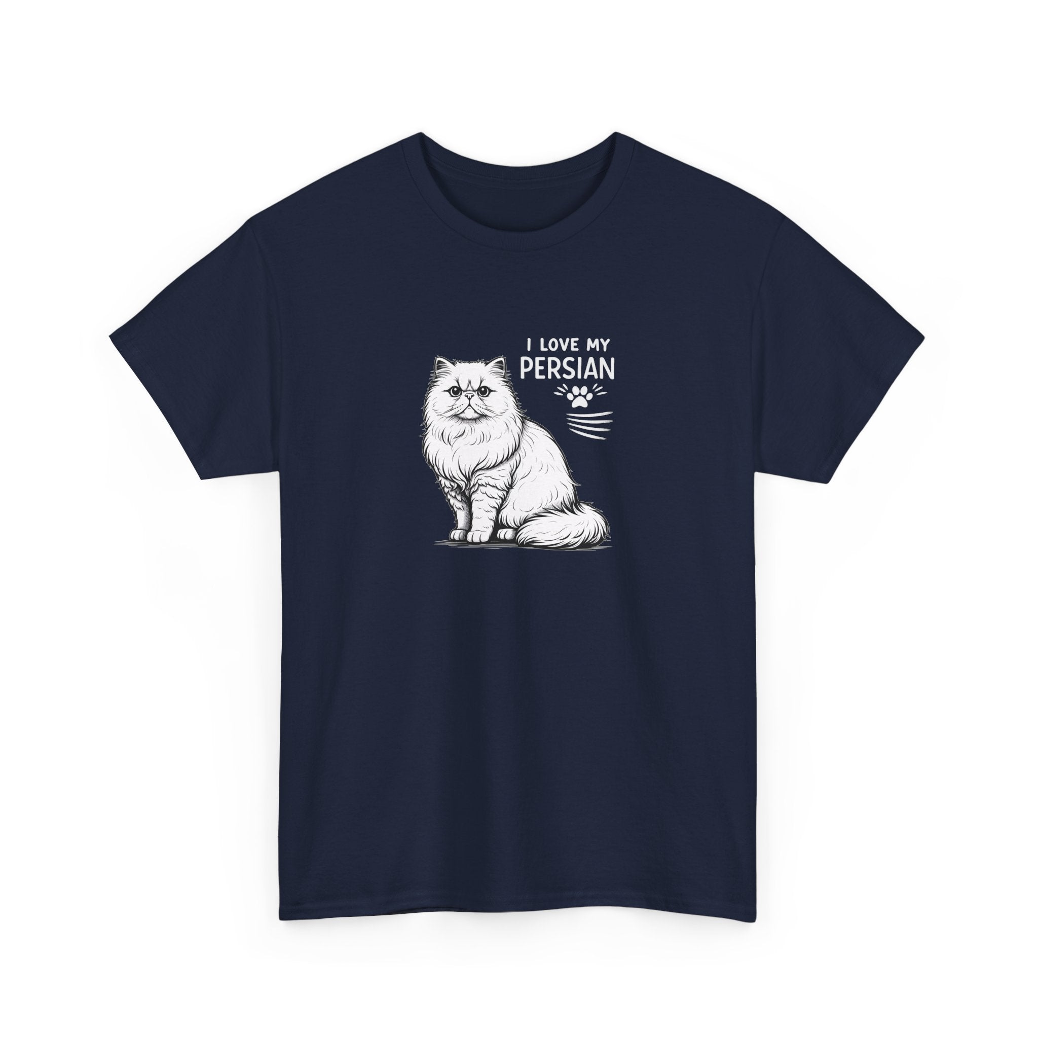 Persian Cat T-Shirt — "I Love My Persian" Tee
