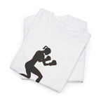 Boxing Silhouette T-Shirt — Women's Boxer Workout Tee