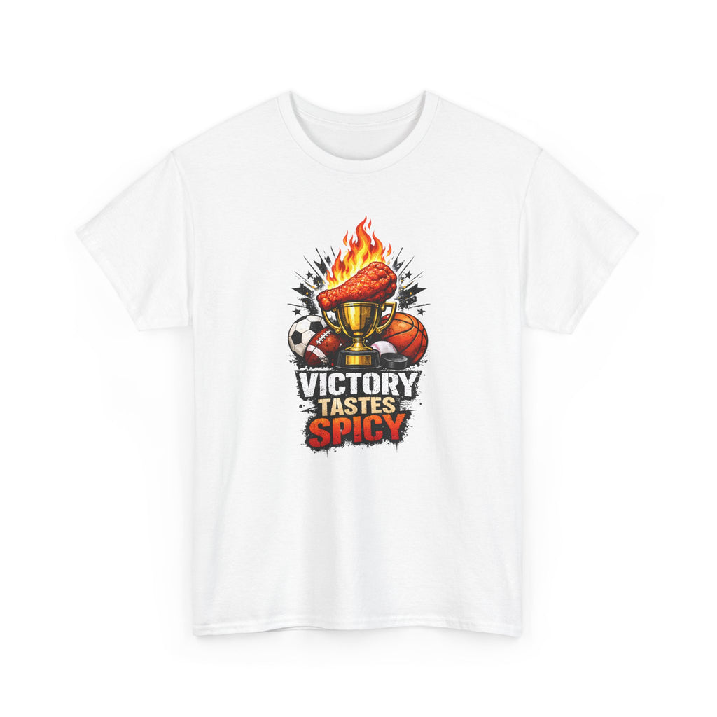 Victory Tastes Spicy Funny Sports Fan Wing T-Shirt