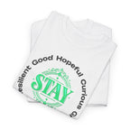 Stay Positivity Tee — "STAY" Positive Mindset Graphic T-Shirt
