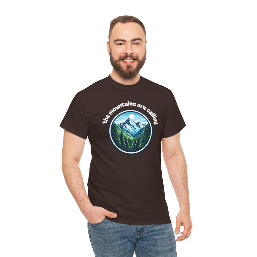 Mountains Are Calling T-Shirt — Scenic Hiking Graphic Tee