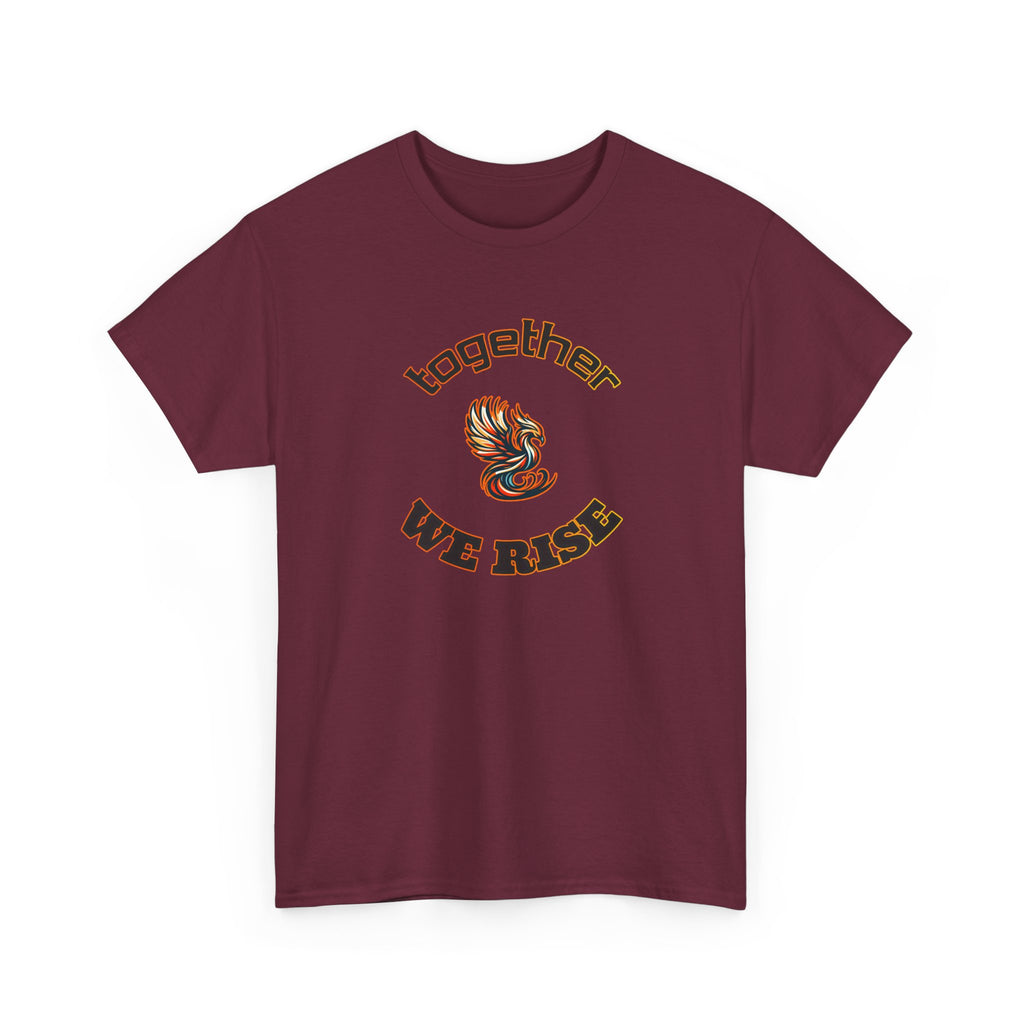Together We Rise Phoenix Tee — Inspirational Community Pride T-Shirt