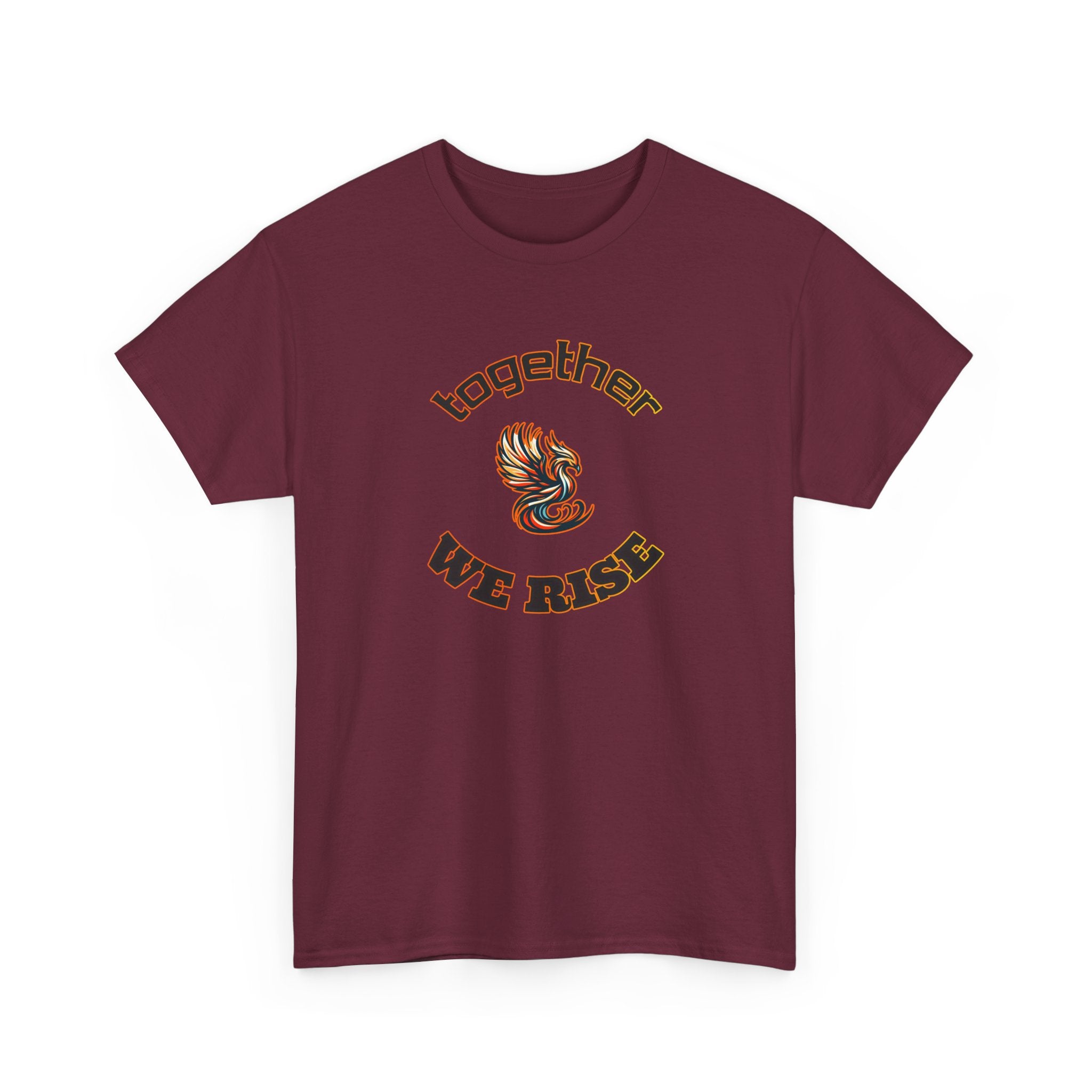 Together We Rise Phoenix Tee — Inspirational Community Pride T-Shirt