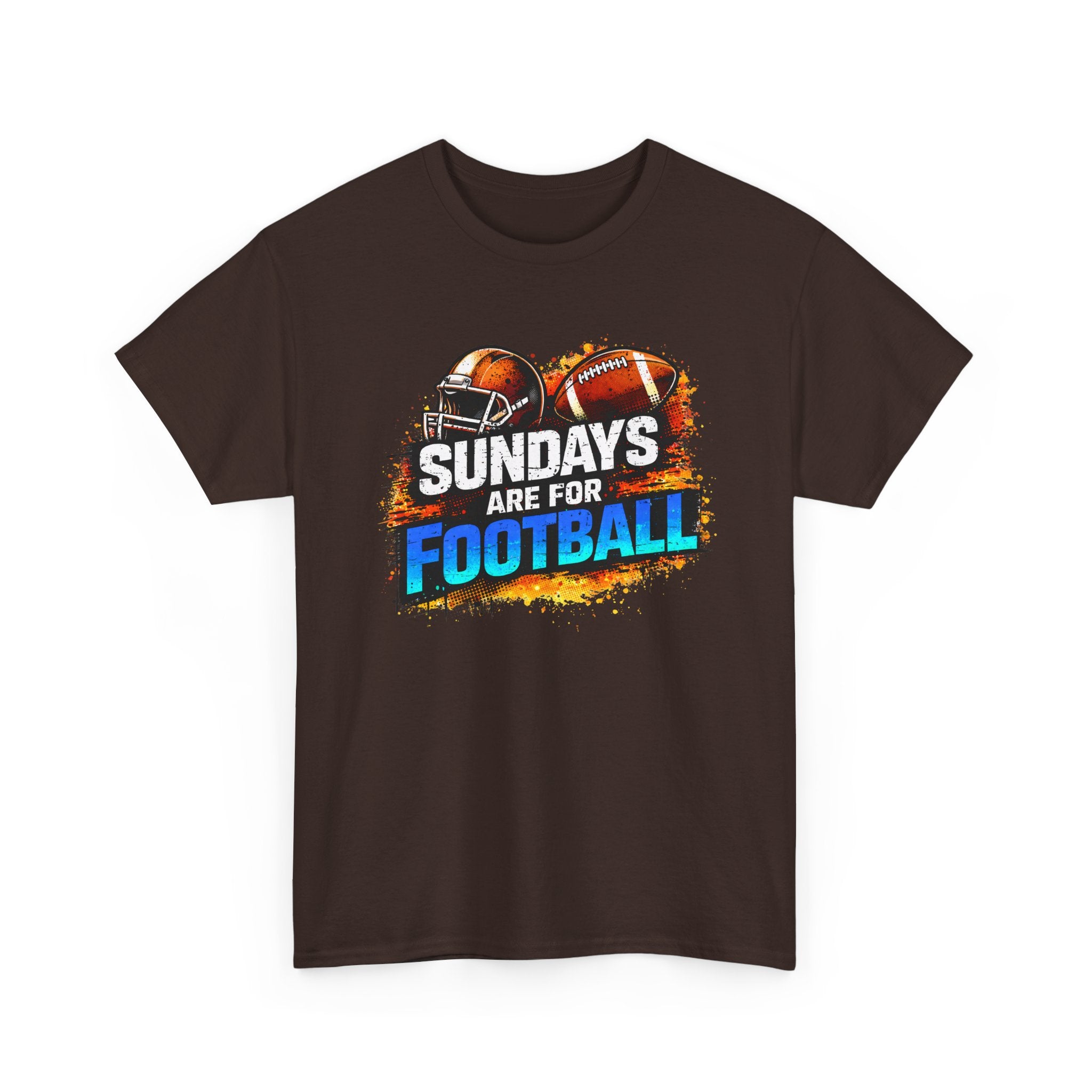 Sundays Are for Football T-Shirt — Football Fan Graphic Tee