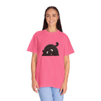 T-Shirt — Playful Black Kitten Graphic Tee