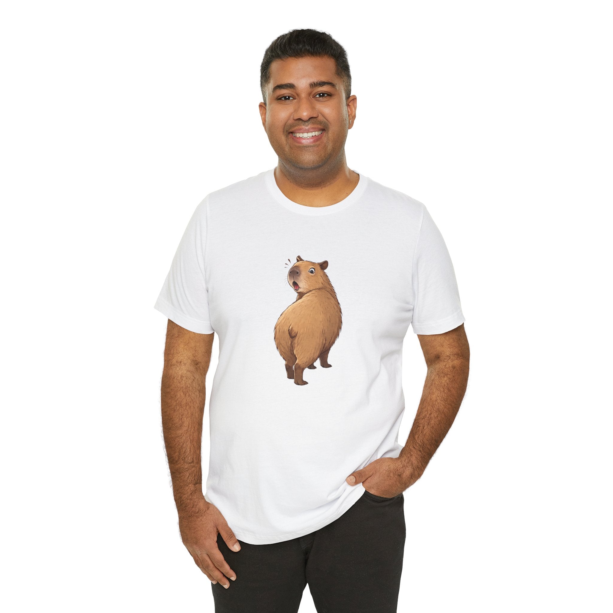 Capybara Lookover T‑Shirt — Funny Woodland Animal Tee