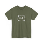 Cat Face Graphic Tee – Cute Minimalist Kitten T-Shirt