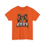 G.O.A.T. Graphic Tee — Fierce Goat Basketball Player Fan Shirt