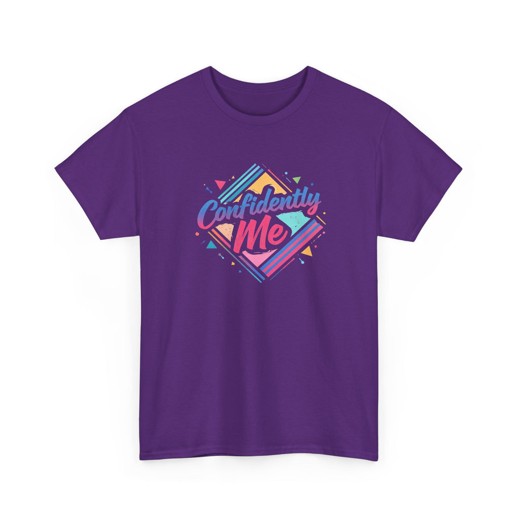 Confidently Me Tee — Retro Pastel Self-Love Graphic T-Shirt