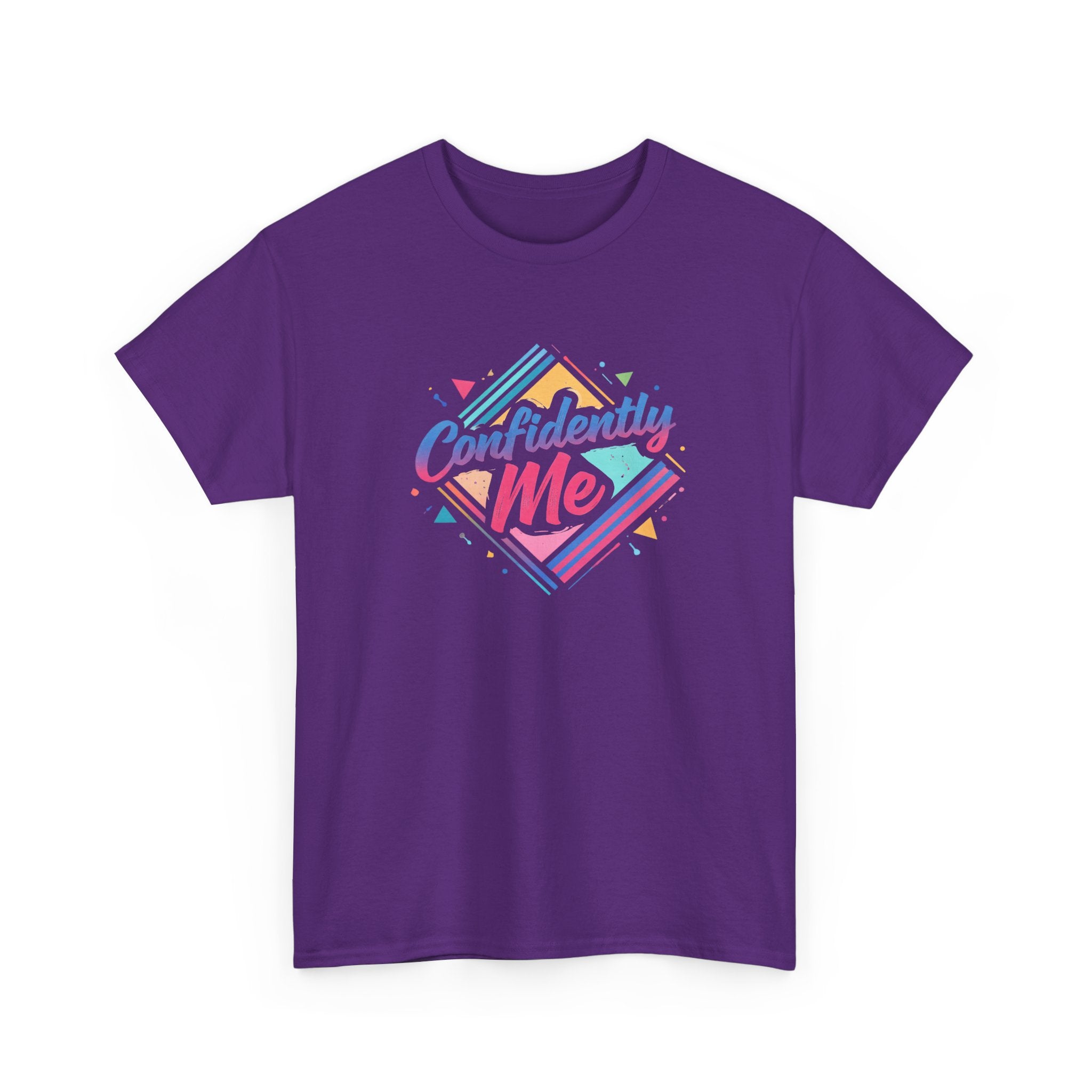 Confidently Me Tee — Retro Pastel Self-Love Graphic T-Shirt