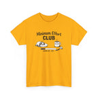 Minimum Effort Club T-Shirt — Funny Sloth & Coffee Graphic Tee